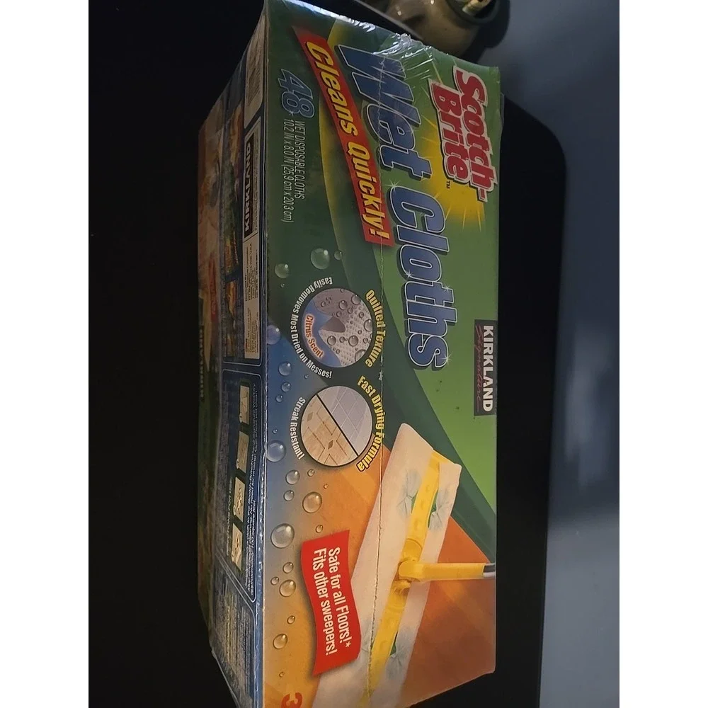 NEW Scotch Brite Wet Cloths Qty 48 in Box HTF RARE
